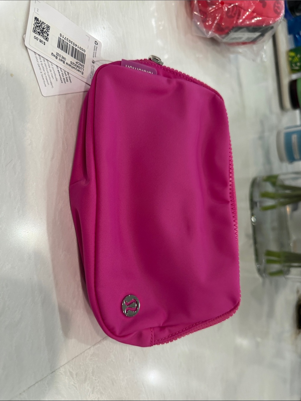 lululemon athletica Hot Pink Mini Pouch wverywhere bag regular size